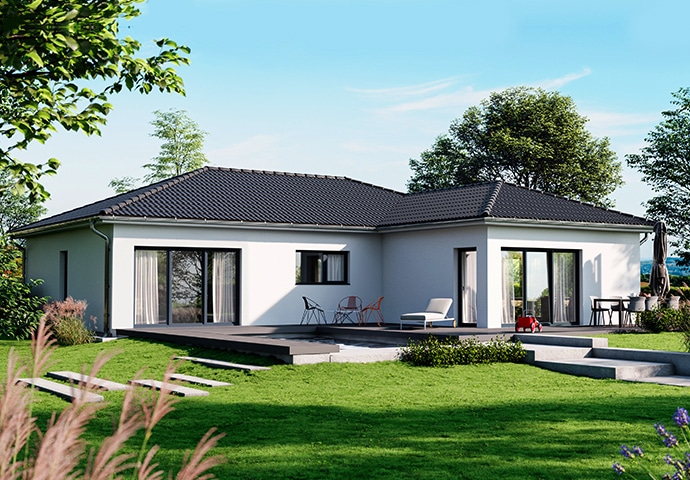 Bungalow mit Garten Bungalow - bauen.wiewir Fertighäuser